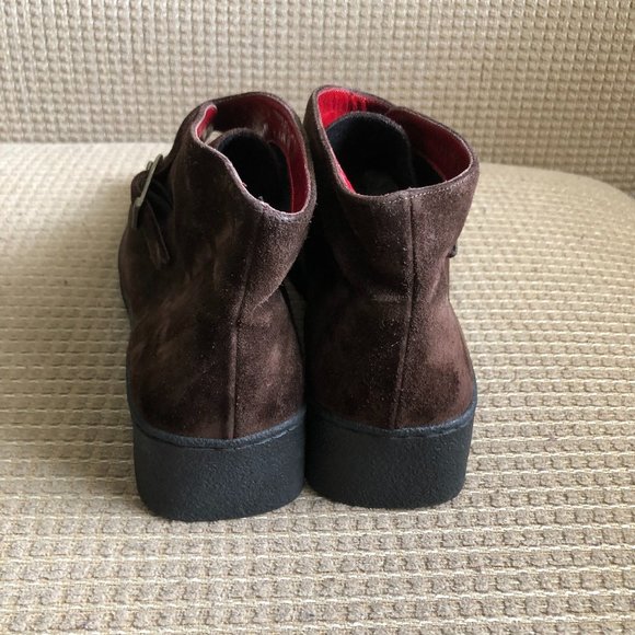 Salvatore Ferragamo Cobbie Women's Brown SuedeBoot - Picture 5 of 14